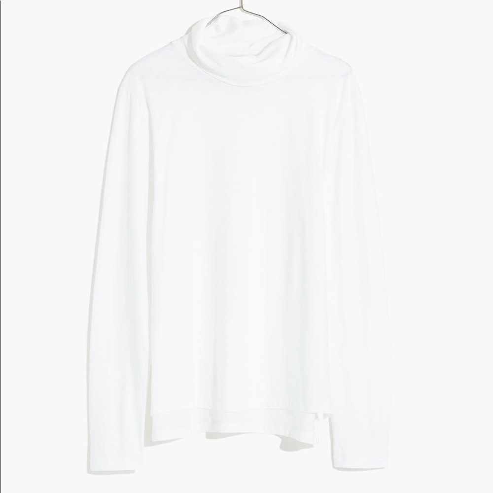 madewell whisper cotton turtleneck